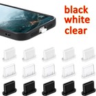 40pcs Usb-c Port Covers Silicone Dust Plugs Protector For Phone Charging Port