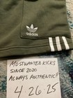 Nwt Adidas 3 Stripes Cargo Olive Strata Sweat Shorts Men   s Sz S Free Ship  