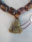  Antique Jade Carved Jade Buddha Tibet Prayer Beads Mala Tibetan Free Shipping 
