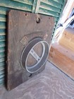 Vintage Industrial Wooden Foundry Mold Board Wood Steampunk Wall Art Antique Old