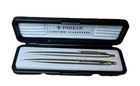 Vtg 70s 80s Parker Jotter Stainless Steel Ballpoint Pen   Pencil Set W  Box Usa