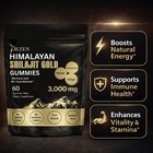 Organic Himalayan Shilajit Gummies 3000mg For Energy   Wellness Supplements
