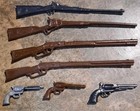 Vtg Best Of The West Johnny West Gun Lot Shotguns Pistols Marx Accessories Lot