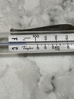Taylor Candy Thermometer In F   C With Metal Clip Attached  Japan Vtg 8 