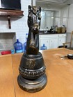 Black   Gold Horse Head Bust Figurine Statue  Free-standing Animal Decor