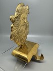 Solid Brass - Santa Face - Christmas Stocking Holders  Made In India