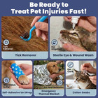 Dog First Aid Kit - Vet Approved Emergency Supplies - Pet First Aid Kit Guide  T