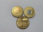 New York City   Nyc Transit Authority 3 Different Subway Tokens - Nice Condition