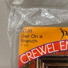 Vintage Pauline Denham    owl On A Branch    Crewel Embroidery Kit Sealed Old Stock