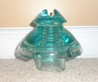 Scarce Light Aqua Cd 288 No Embossing Denver Mold Glass Insulator