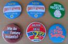36 Vintage Mcdonald s Employee Pin Back Buttons With Omelette Mcmuffin