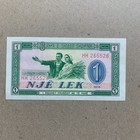          Albania 1 Leke Banknote 1976 Aunc Albanian Currency Paper Money Tiran Note