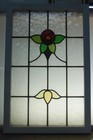 Large Old English Leaded Stained Glass Window