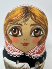 Vintage Russian Nesting Dolls Five Piece Artist Signed Painted Artwork Stunning
