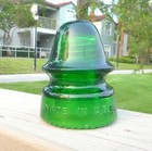 Great 7 Up Green Cd 162 Hemingray Signal Style Glass Insulator  k 