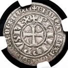 France  Philip Iv  the Fair  1285-1290  Silver Gros Tournois  Ngc Au Details