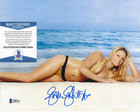 Jennie Finch Signed 8x10 Photo Sports Illustrated Swimsuit Edition Beckett 350