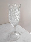 Pr Eapg Antique   Elson Glass Co  Daisy   Button Press Glass Celery Vases