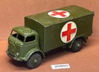 Dinky Toys Army Military Ambulance With Driver Green 4 25  Diecast 1956-62 Vtg 