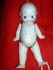 Rare Antique All Bisque  5   O neill Kewpie Doll W wings  Jointed Arms   Legs