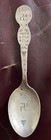 Vintage Native American Navajo Whirling Log Stamped Ingot Silver Spoon