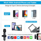 2 Pack Mini Wireless Microphone Type C For Android Phone  Usb C For Android