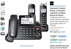 Panasonic Kx-tgf882b 2-in-1 Corded   Cordless Phone Bluetooth Link2cell A4-b3