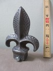 Antique Vintage Cast Iron Finial Gate Fence Topper Cap Salvage 1 2  Square Post