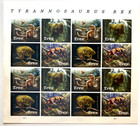 Tyrannosaurus Rex  5410-5413     collectible     Forever Stamp Sheet