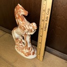 Kentucky Clay Rearing Horse By G Green Brown And White Figurine 7x4