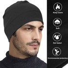 Winter Warm Skull Cap Polar Fleece Beanie Hat Windproof Watch Cap For Men Women