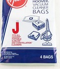 Genuine Hoover Type J Vacuum Cleaner Bags Style 4010010j Oem New 4 Pack