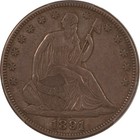 1891 Seated Liberty Half Dollar - Pcgs Xf-40  Tough 