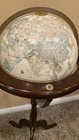 Replogle World Classic Series 12in Floor Globe Rotating Full Meridian Wood Stand