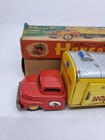 Vintage Tin Friction Horse Van With Two Horses Japan W  Original Box