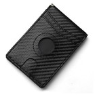 Genuine Leather Men s Slim Minimalist Wallet   Rfid Blocking Card Holder