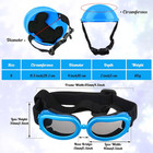 Dog Helmet With Goggles Uv Protection Adjustable Small Dogs