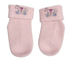 Hermes 100  Cashmere Baby Socks Infant Pink Embroidered Horse