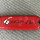Vintage Stanley Fixed Blade Utility Knife Model 1299 Cast Iron Red Usa