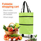 Collapsible Trolley Bag Folding Shopping Bags Cart With Wheel
