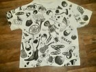 Vintage     Beatles     Allover Print T Shirt     Xl     Apple     Classic Winterland    90s