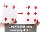 Magic Trick  card Change  4 To 6 Diamonds Metamorphosis