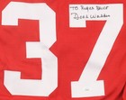 Doak Walker Twice-signed Smu Mustangs Jersey  jsa Loa  2xnfl Champ 1952   1953