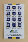 2024 Mcneese State Cowboys College Football Pocket Schedule 2nd Version         