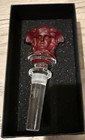 Rosenthal Versace Medusa Glass Bottle Stopper Red Nib