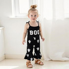 Thanksgiving Baby Girl Outfit Toddler Turkey Romper Overalls Jumpsuit   My First