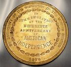 1876 Us Centennial Expo Official Medal Hk-22 Gilt So Called Dollar