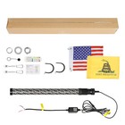 2x 1ft Spiral Led Fat Whip Lights Antenna Rgb Chasing For Can-am X3 Rzr Utv Atv