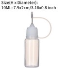 20pcs 10ml Empty Plastic Liquid Dropper Bottle Needle Tip Glue Bottle W loop Usa