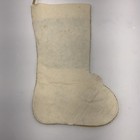 Vintage Felt Christmas Stocking 15    Completed Kit Santa Sleigh Rudolph Sequined